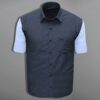 Jack Vault Regular Fit Full Sleeves Premium Men's Cotton Shirt - Grey & White