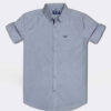 Jack Vault-Regular Fit-Full Sleeves Solid Men's Shirt-Light Manatee Grey