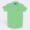 Jack Vault Regular Fit Full Sleeves Solid Men's Cotton Blend Shirt - Mint Lime Green